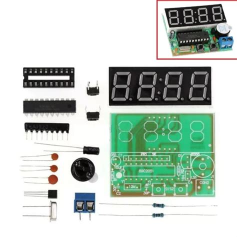 KIT D HORLOGE NUM RIQUE 4 Bits Import AT89C2051 Pour Chronom Trage Pr