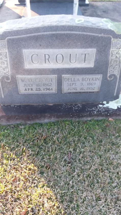 William Duncan Crout 1862 1961 Find A Grave Memorial