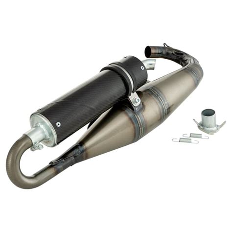 Racing Exhaust Simonini Clear Coated Carbon Silencer Tuning Race For