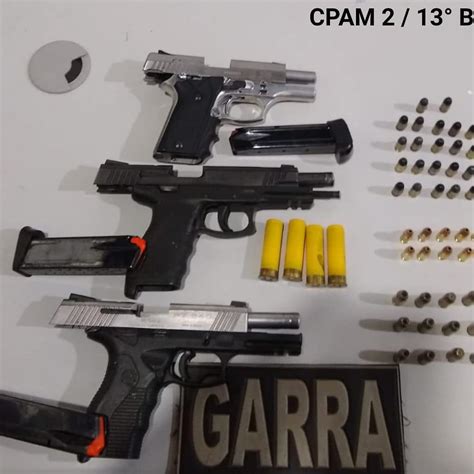 Polícia Apreende Três Pistolas Após Confronto Com Facção O Imparcial