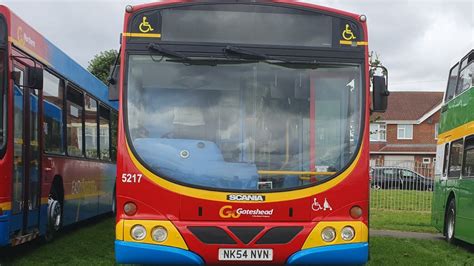 Nk Nvn Go North East Scania L Ub Wright Solar At Seaburn Rally