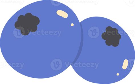 Blueberries Fruit Illustration 35889290 Png