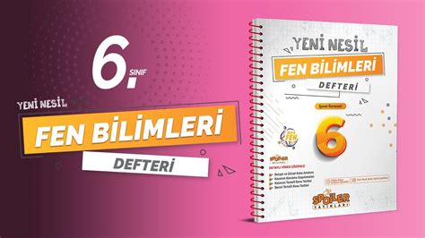 6 SINIF YENİ NESİL FEN BİLİMLERİ DEFTERİ 1 ÜNİTE KAZANIM TEMELLİ TEST