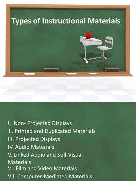 kinds  instructional materials  media technology information