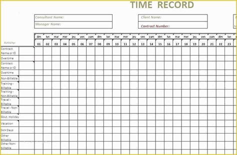 Free Excel Timesheet Template with formulas Of Time Sheet In Excel Easy ...