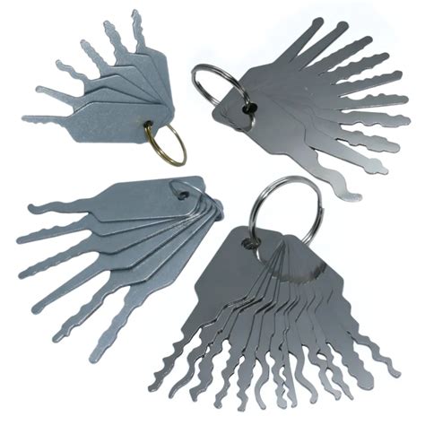 KSEC Pro Pick Ultimate Wafer Lock Entry Set Skeleton Keys Jigglers