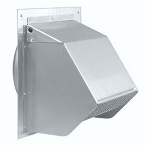 Hooded Wall Vent W Spring Loaded Damper Screen Famco 56 Off