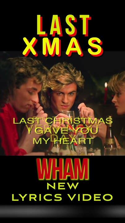 Last Christmas Wham Lyrics Video Shorts Youtube