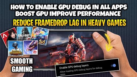 How To Enable Gpu Debug Layers In All Apps Boost Gpu Fix Fpsdrop Lag Youtube