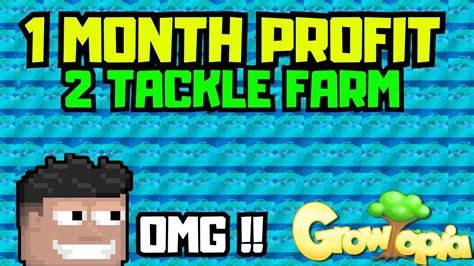 Month Profit Of Tackle Farms Growtopia Profit Youtube