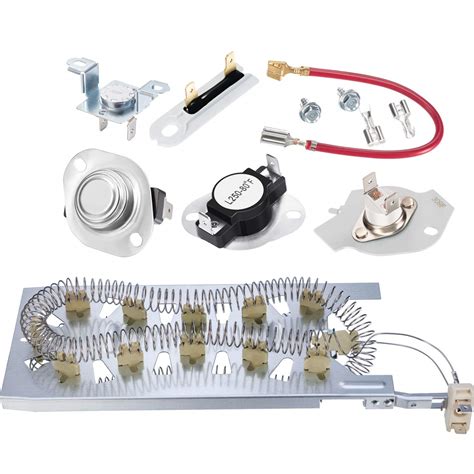 Heating Element Kit Thermostat Fuse Kenmore Dryer 90 Series Elite HE3