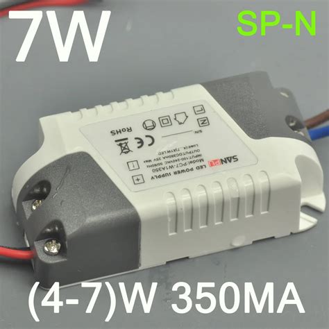 7w Led Driver4 7x1w Led Constant Current 7 Watt Driver 350ma 25v Aliexpress