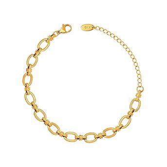 18K Gold Plated Stainless Steel Bracelet Intensity SKU 86807 0