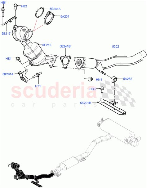 Front Exhaust System L I Mid Aj Petrol E Itatiai Parts