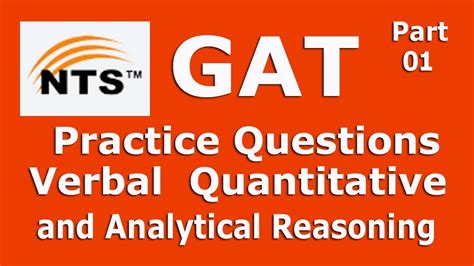 Gat Verbal Quantitative And Analytical Reasoning Questions Nta Gat