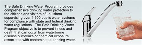 Safe Drinking Water Program | La Dept. of Health