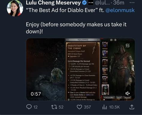 Elon Musk praises Diablo 4, proves D4 >D2 : r/diablo2