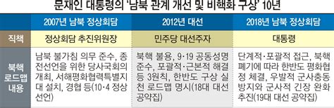 文대통령 신속·치밀 ‘투트랙 “10년 구상 평화로드맵 실현” 서울pn