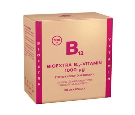 Bioextra B Vitamin Mcg Kapszula Db Benu Gy Gyszert R