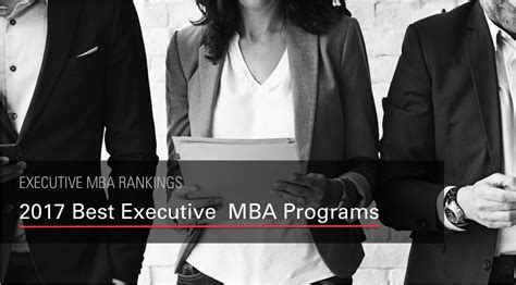 The 2017 Best Executive Mba Program Rankings Ivy Exec