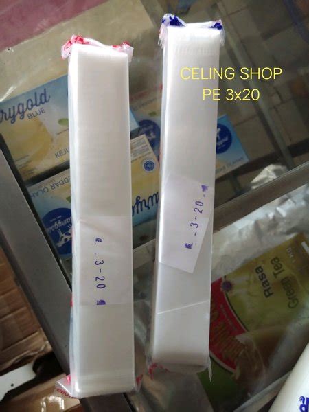 Jual PLASTIK PE ES LILIN MAMBO KECIL 3x20 Di Lapak Celing Shop Bukalapak