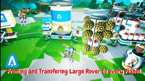 Astroneer Printing Large Rover Setup Printing Drill Mod 3 Pover Rtg