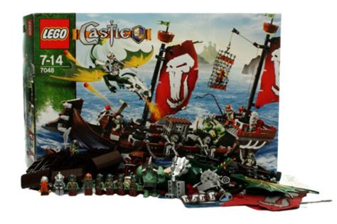 Lego Castle Troll Warship 7048 For Sale Online Ebay