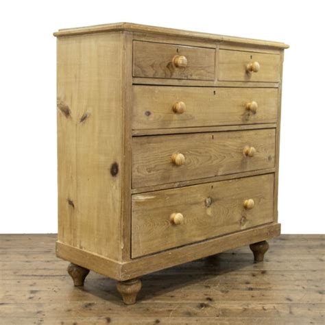 Victorian Antique Pine Chest Of Drawers M Penderyn Antiques