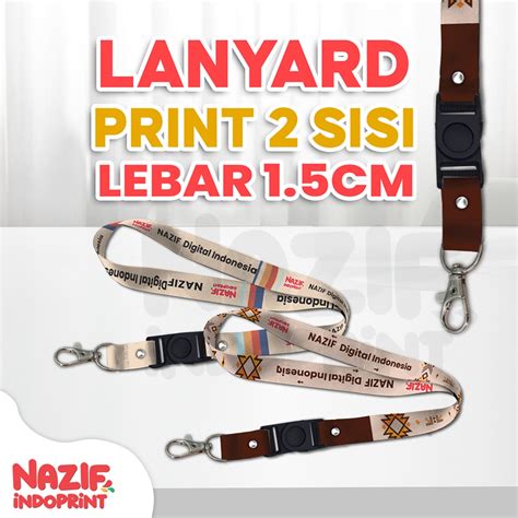 Jual Lanyard Cm Satuan Tali Id Card Cm Lanyard Custom