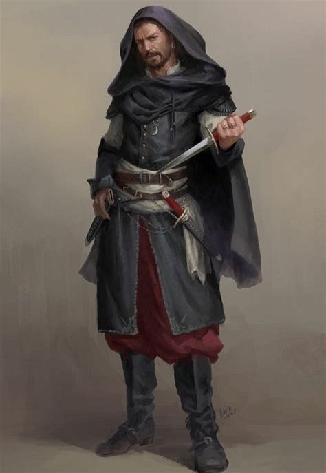 Pathfinder Rogue Rogue Assassin D D Dungeons And Dragons Human Male