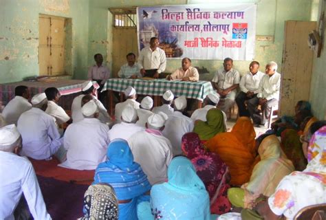 Department of Sainik Welfare Maharashtra: ESM Rally was conducted at Gherdi Tal Sangola on 13.01 ...