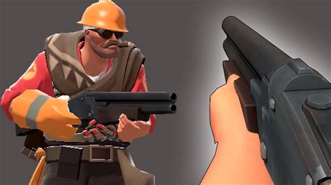 Tf2 Engineer Big Double Barrel Shotgun Youtube