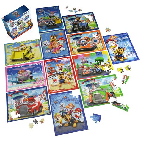 Paw Patrol In A Box Bumper Jigsaw Puzzle Pack X Piece X