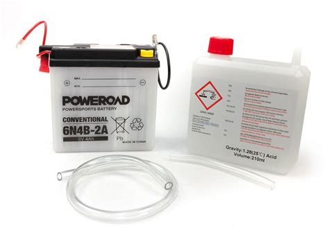 Batterie Poweroad 6N4B 2A für Suzuki DR 400 GN GT 80 RV 90 SP 370 TS