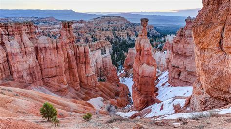 Nieg W Parku Narodowym Bryce Canyon