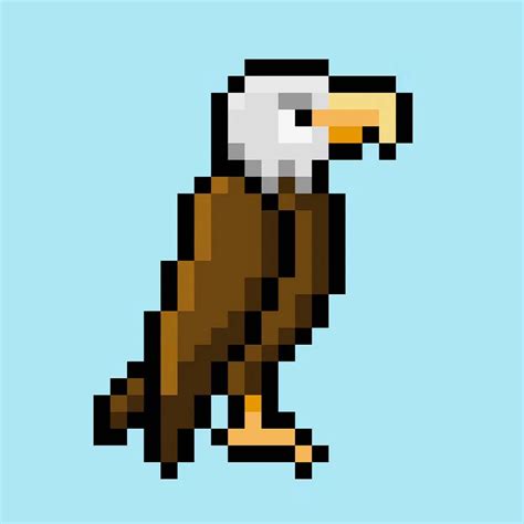 How To Make A Pixel Art Eagle Mega Voxels