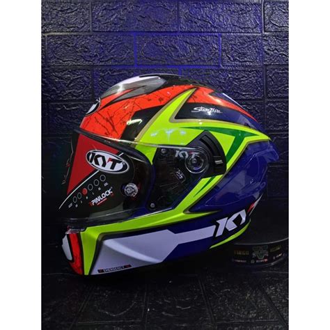 Jual Kyt Nfr New Motif Dalla Porta Replica Moto Gp Kyt Nfr Original