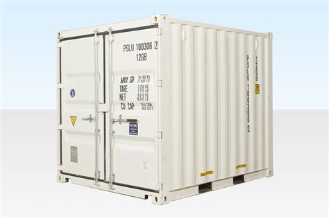 10ft Shipping Container for Sale (White RAL 9003) - Portable Space