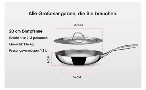 Stahl Triply Edelstahlpfanne Edelstahlpfanne Mit Deckel Bratpfanne