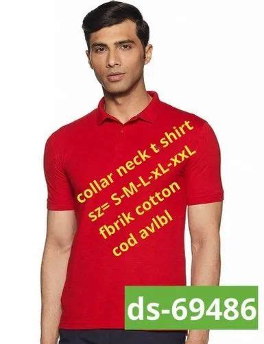 Mens Collar Neck T Shirt At Rs 450 Piece Men Collared T Shirt In