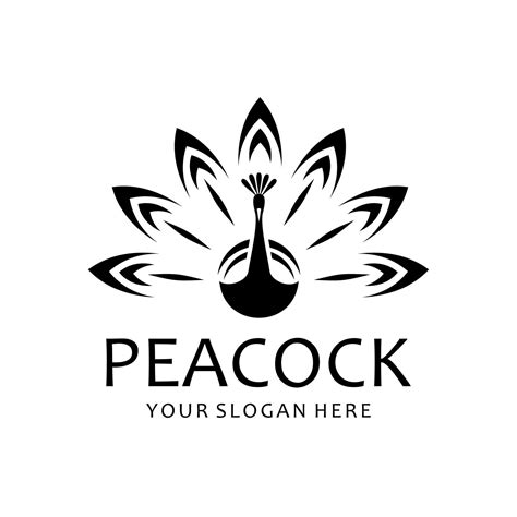 Peacock Logo Vector 8687808 Vector Art At Vecteezy