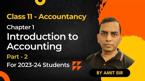 Class Accountancy Chapter Introduction To Accounting Part