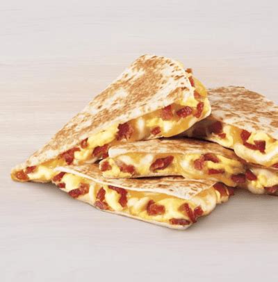 Taco Bell Bacon Breakfast Quesadilla Nutrition Facts