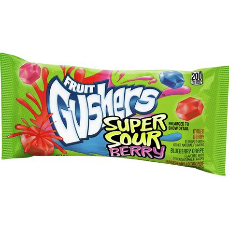 Gushers Sour Berry Fruit Flavored Snacks