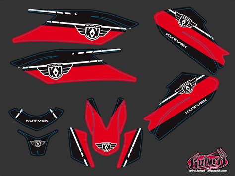 Kit D Co Maxiscooter Cooper Yamaha Xmax Rouge Kutvek