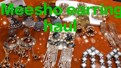 Meesho Earring Haul Earring Set Meesho Jewellery Youtube