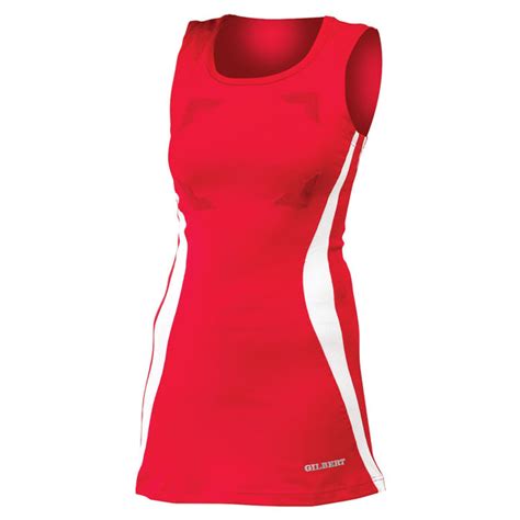 Gilbert Eclipse Ii Netball Dress Redwhite