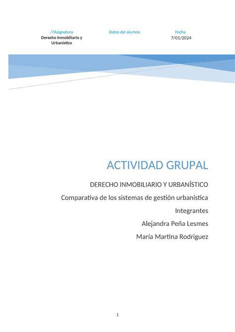 Act Grupal Inmobi Universidad Internacional La Rioja Derecho