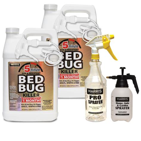 Harris 1 Gal 5 Minute Bed Bug Killer 2 Pack 256 Oz 32 Oz