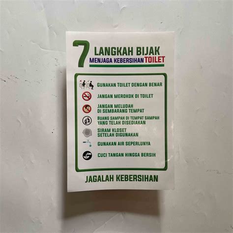 jual sticker  langkah bijak menjaga kebersihan toilet tips menjaga